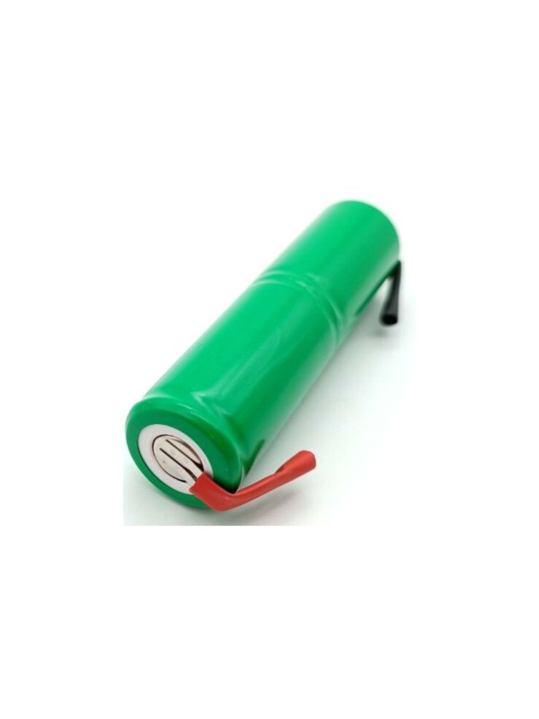 Batteria ricaricabile compatibile per Grati' Ariete grattugia elettrica NiMH 2200mA 2.4V con lamelle a saldare