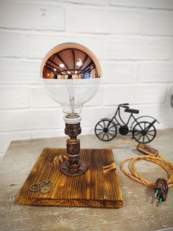 Coppia di basi per lampade vintage