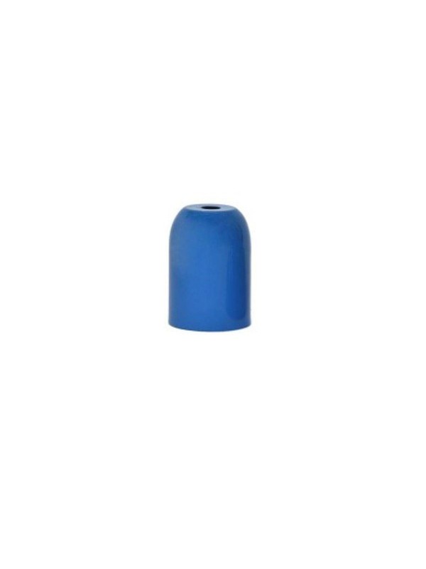 Copri Portalampada Bicchiere Metallo Colorato Blu E27