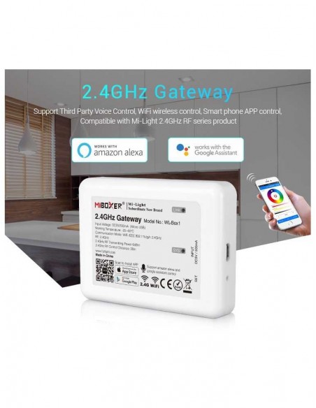 Gateway 2.4GHZ per gestione da smarthone compatibile con Alexa e