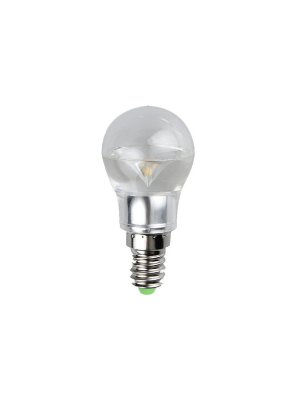 Lampada Sfera Led Ultra  E14 3w 250 Lumen Vetro Trasparente 35x73mm