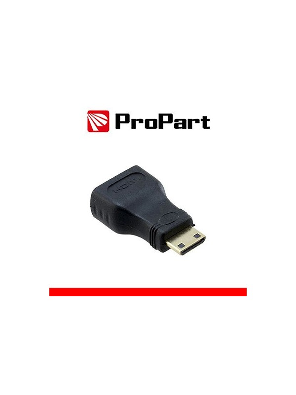 Adattatore Spina HDMI Mini(tipo C)â€“Presa HDMI(19PIN) dorato