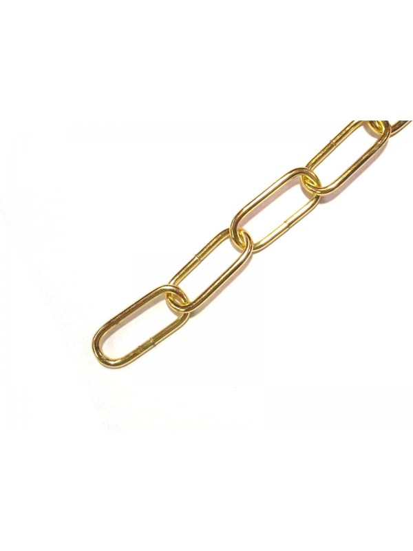 2mt catena oro dorata per lampadario Filo 3,8mm