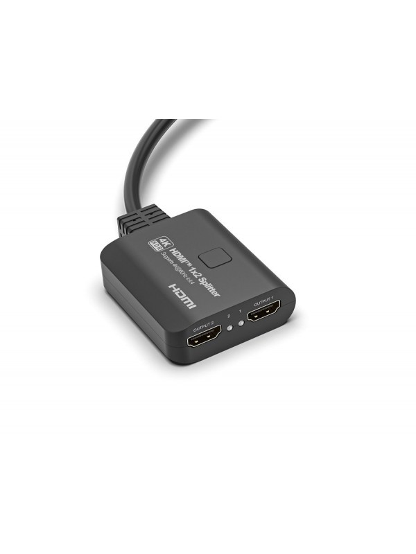Splitter HDMI 1x2, 18G HDMI 2.0  4K2K@60Hz, con Downscaler 