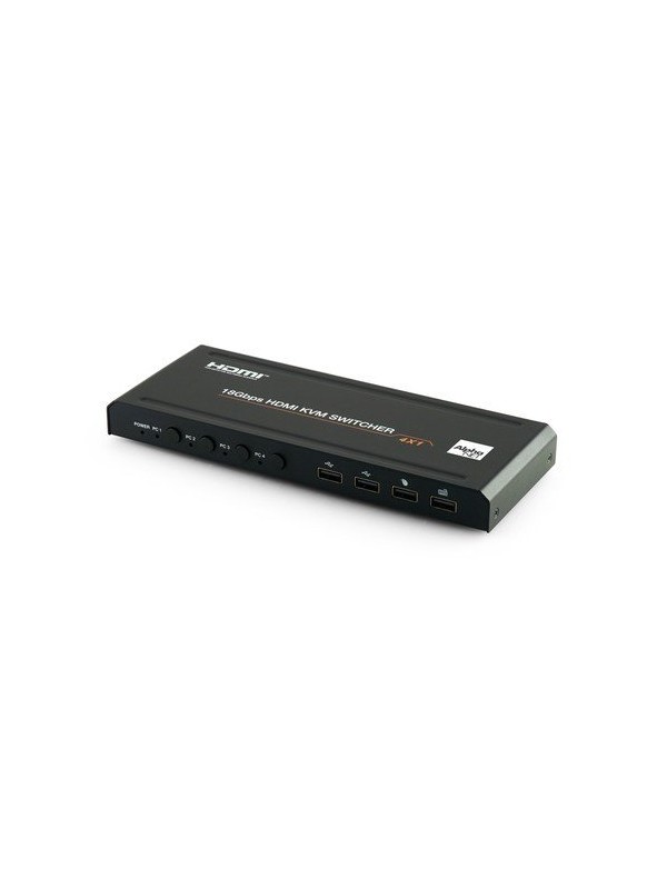 Commutatore HDMI® + USB, 4 in - 1 out, 4K@60Hz - KVM - EDID adattivo