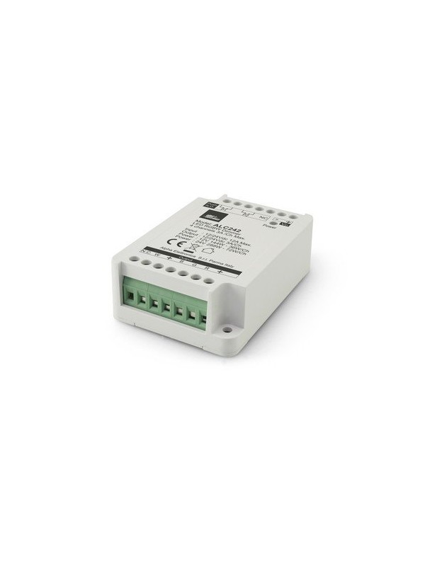 Controller Led RGBW 12/24V 12A max - 3A per canale - 4 canali - Comando con due pulsanti opto isolati