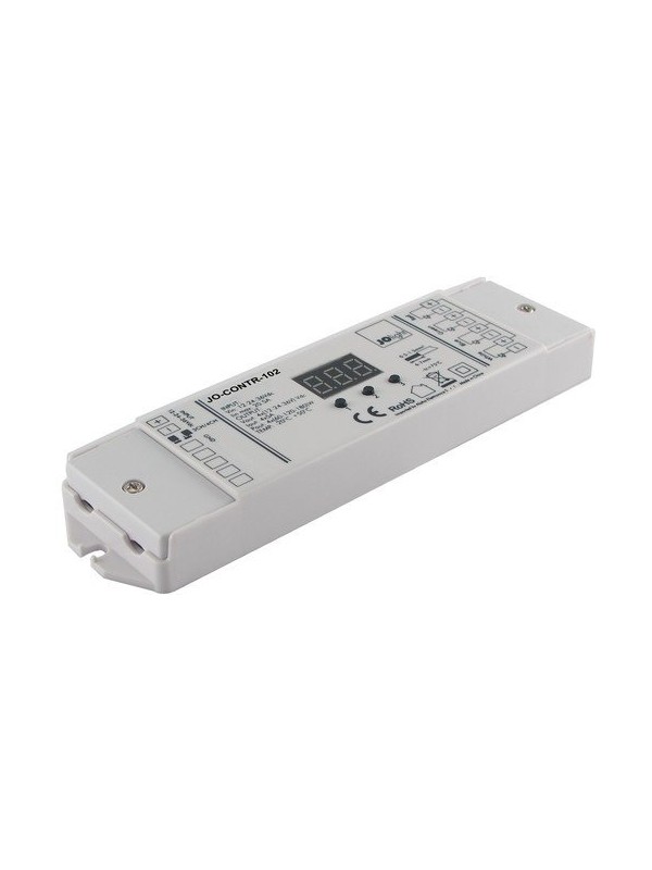 Controller RGBW 12/24/36V 5A x 4 canali controllo con pulsanti