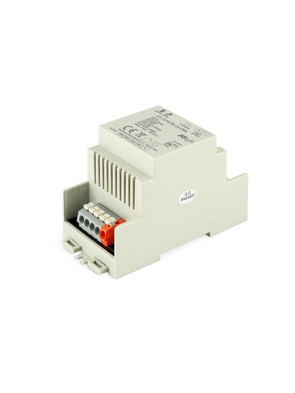 Controller ricevitore RF per telecomandi monocolore, CCT regolabile e RGBW - 12/24V - barra DIN