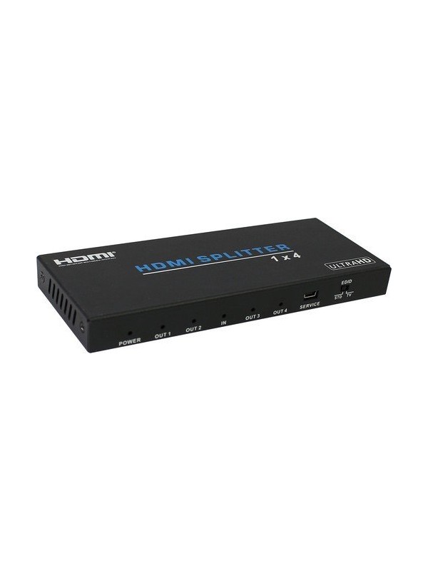 Distributore HDMI®, 1 in - 4 out, 4K@60Hz - HDR - Smart EDID - Con scaler