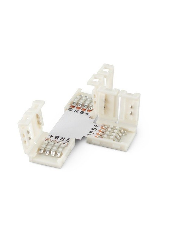 Kit di 10 connettori in PCB a "T" per nastri led RGB 10mm