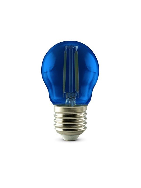 Lampada a filamento led mini-bulbo - 230Vac - E27 - 4,5W - Blu
