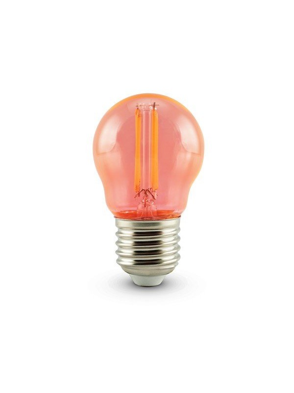 Lampada a filamento led mini-bulbo - 230Vac - E27 - 4,5W - Rosa