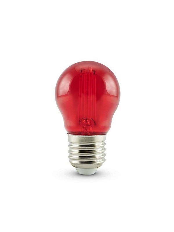 Lampada a filamento led mini-bulbo - 230Vac - E27 - 4,5W - Rossa