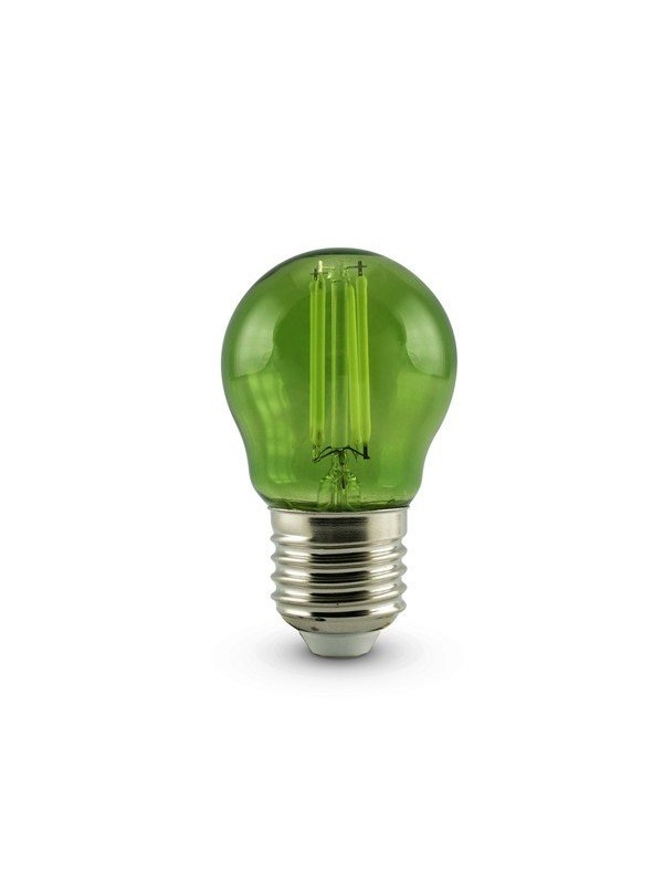 Lampada a filamento led mini-bulbo - 230Vac - E27 - 4,5W - Verde